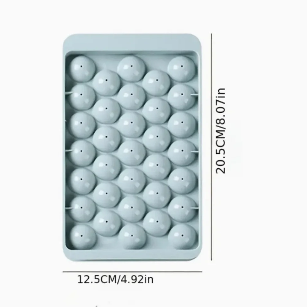 Ice Cube Tray - 33 Grids, Ice Ball Mold, Ball Shaped Ice Tray Cube NEW